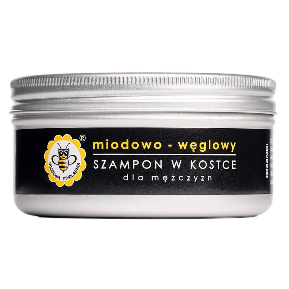 Miodowa Mydlarnia Honig und Kohle Shampoo in Bar, 70 g