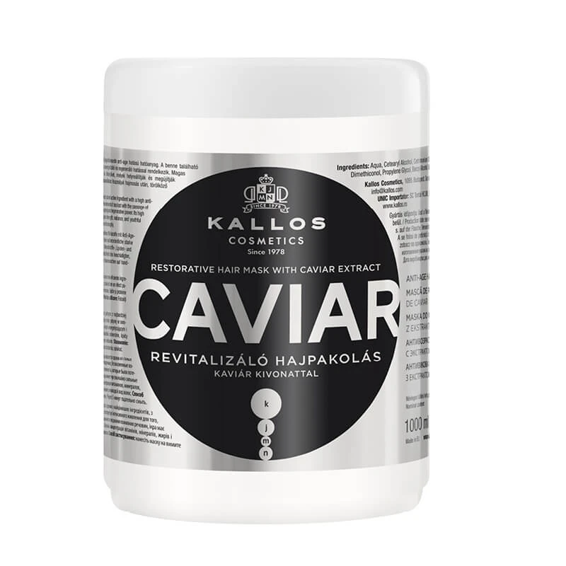 Kallos KJMN Kaviar-Haarmaske mit Kaviar-Extrakt, 1000 ml