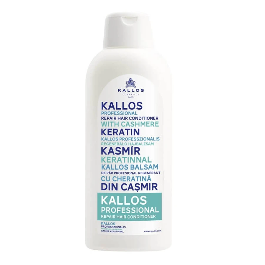 Kallos Balsam de păr regenerant cu keratină și cașmir, 1000ml