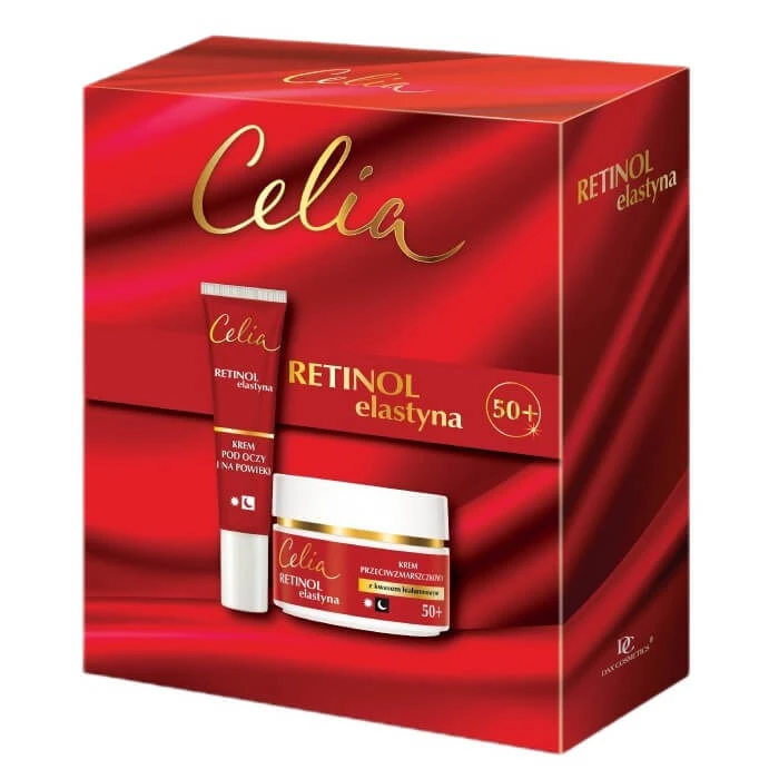 Celia Retinol Elastin Set Gesichtscreme 50+ 50 ml + Augen- und Augenlidcreme 15 ml