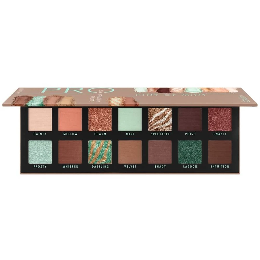 Catrice Pro Hint of Mint Slim Lidschattenpalette 010 Ästhetische Vibes, 10,6 g