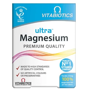 Vitabiotics Ultra Magnesium 375mg, 60 Tabletten