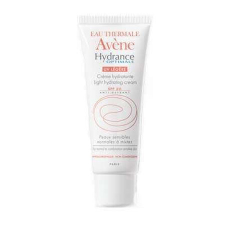 Cremă hidratanta Avene Hydrance Optimale Legere SPF 20, 40 ml, Pierre Fabre