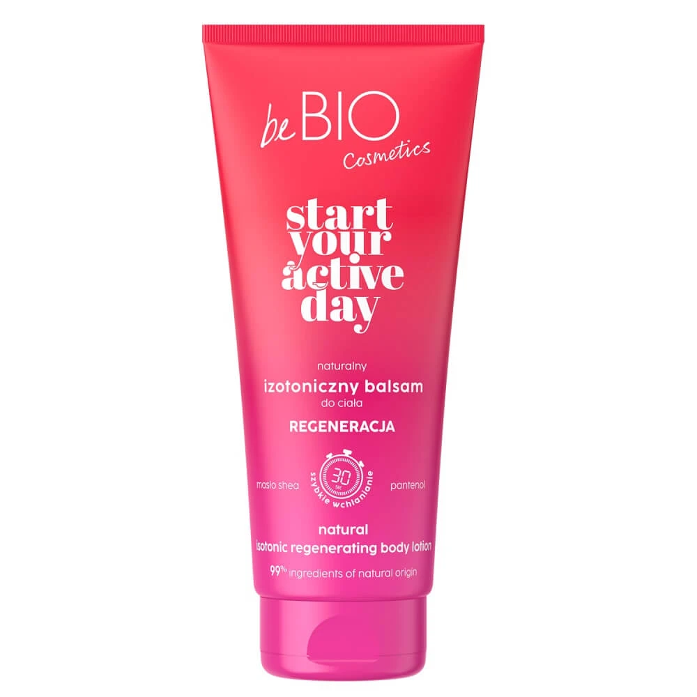 BeBio Ewa Chodakowska Start Your Active Day Natürliche isotonische Körperlotion Regeneration, 200 ml
