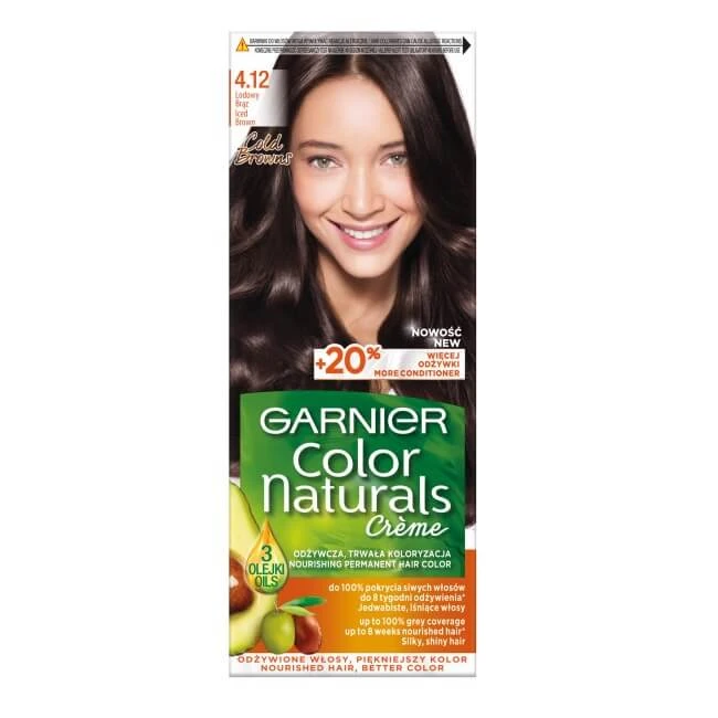 Garnier Haarfarbe 4.12 Eisbraun