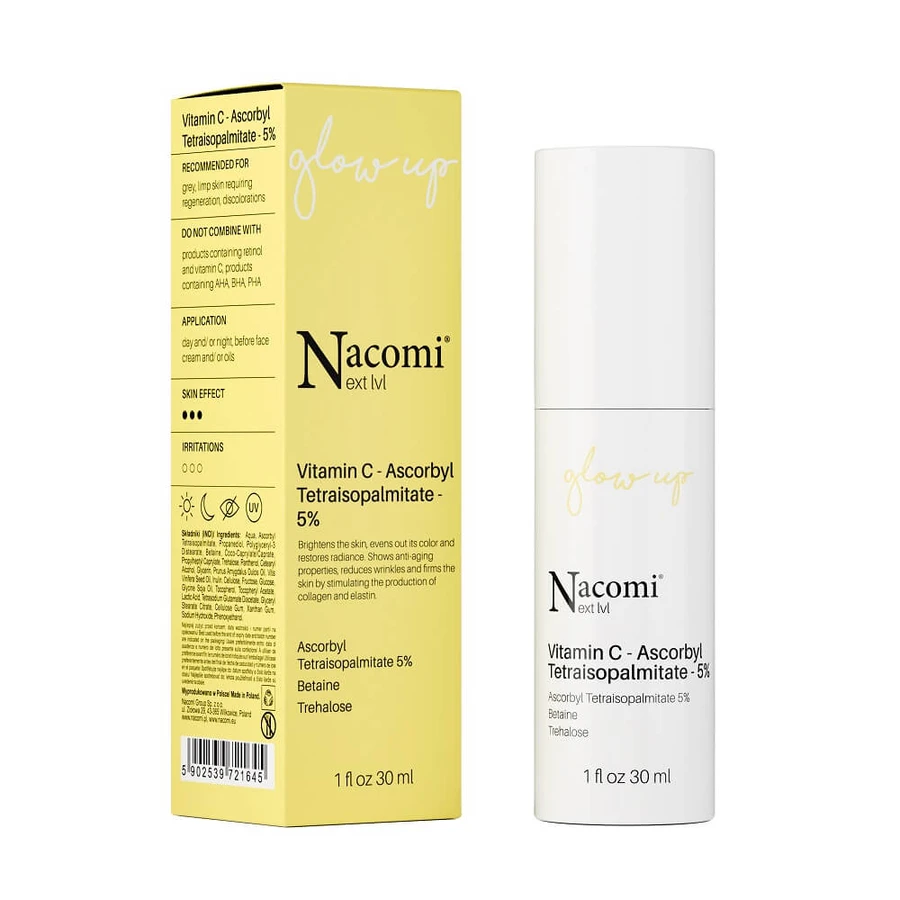 Nacomi Next Level Vitamin C - Ascorbyl Tetraisopalmitat 5%, 30 ml