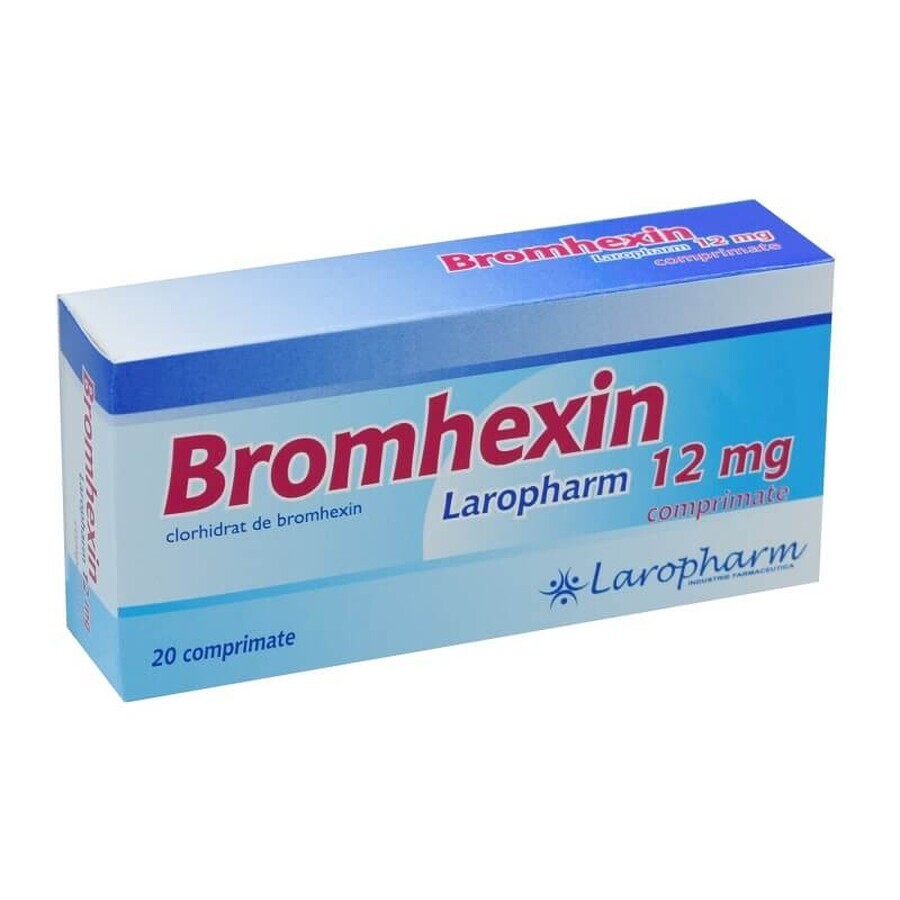 Bromhexin 12 mg, 20 Tabletten, Laropharm