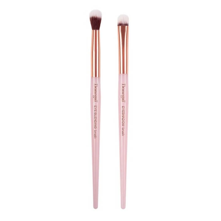 Donegal Mineral Pink Schatten Anwendung und Blending Pinsel, 2 Stück