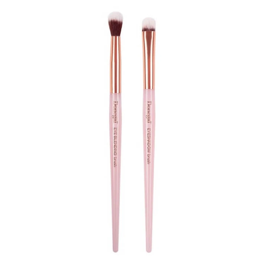 Pensulă pentru aplicarea și estomparea umbrelor Donegal Mineral Pink, 2 bucăți