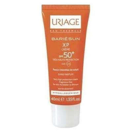 Cremă protecție solară Bariesun XP SPF 50+, 40 ml, Uriage