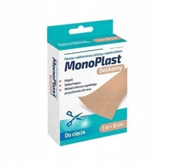MonoPlast Vliesstoffpflaster 1 m x 8 cm, 1 Stück