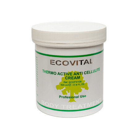 Crema Termoactiva Anticelulitica, 500 ml, Ecovital