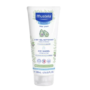 Gel de curățare Mustela 2in1 pentru copii, 200 ml