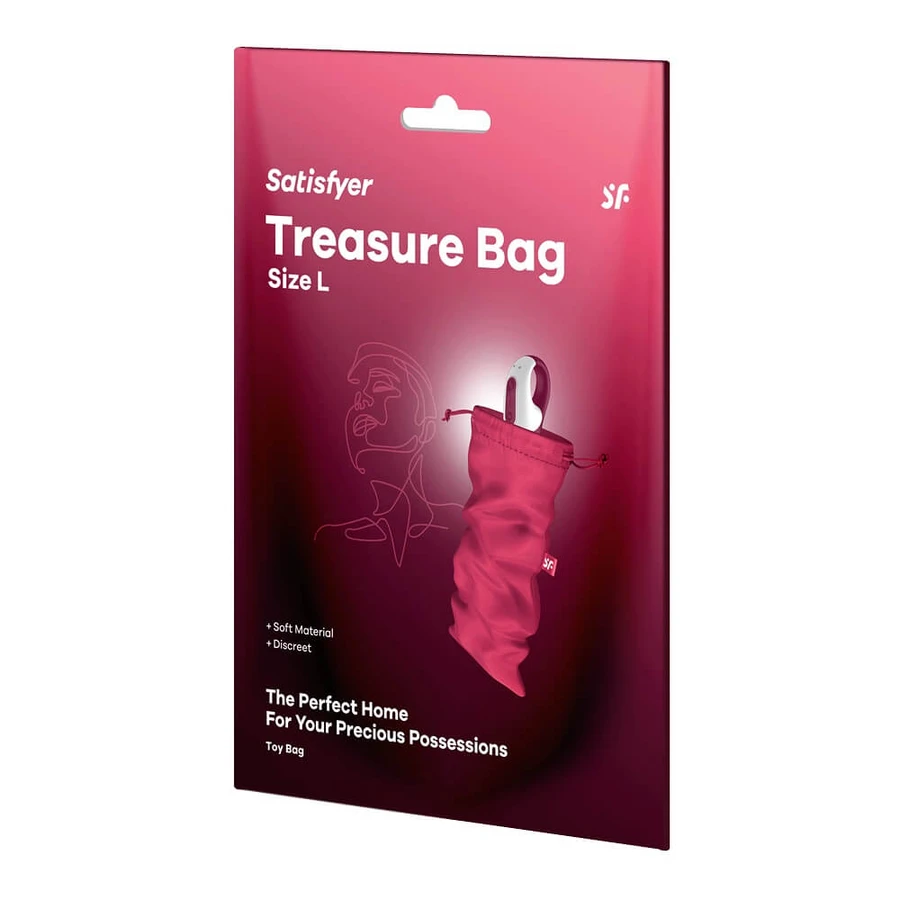 Satisfyer Treasure Bag Gadget Storage Bag L Roz