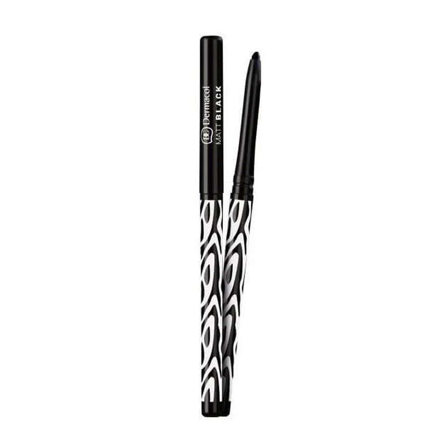 Dermacol, Matte Eyeliner Schwarz, 4,3 g