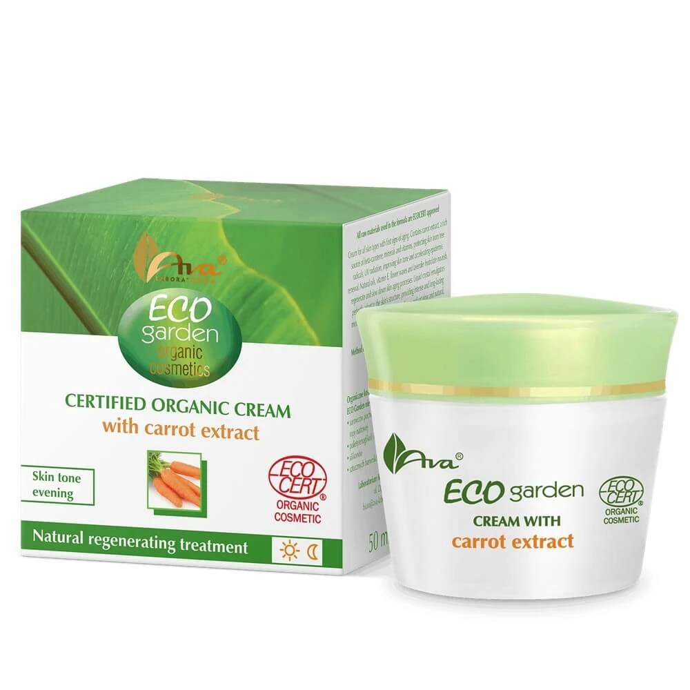 Ava Laboratorium Eco Garden Zertifizierte Bio-Creme mit Karottenextrakt 30+, 50 ml
