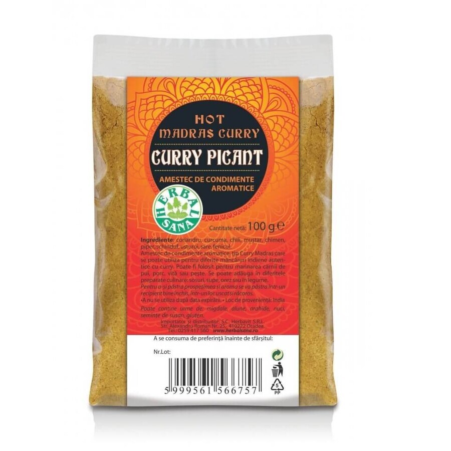 Würziges Curry, 100 gr, Herbal Sana