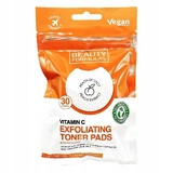 Beauty Formulas Tampoane exfoliante saturate cu vitamina C, 30 bucăți