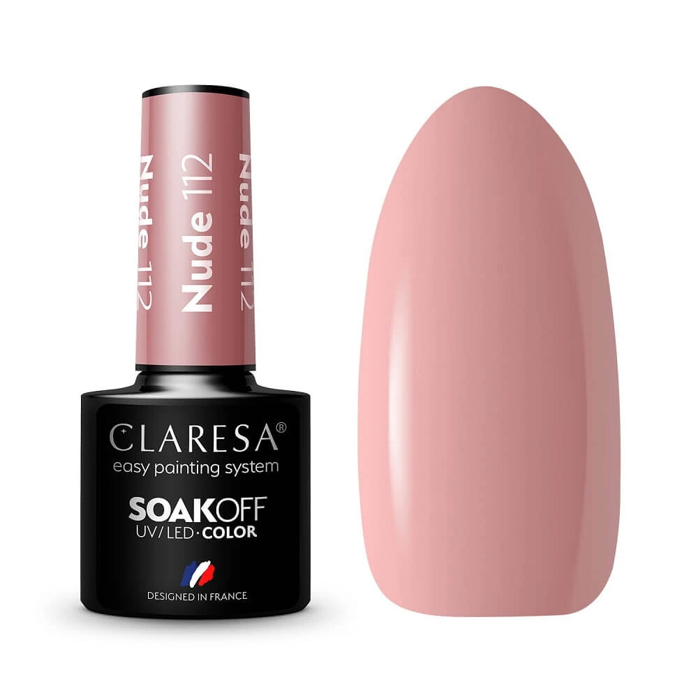 Claresa Soak Off UV/LED Nude Hybrid-Lack 112, 5 g