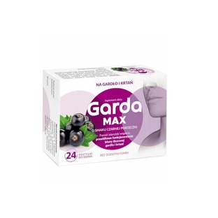 Garda Max zwarte bessensmaak, 24 zuigtabletten