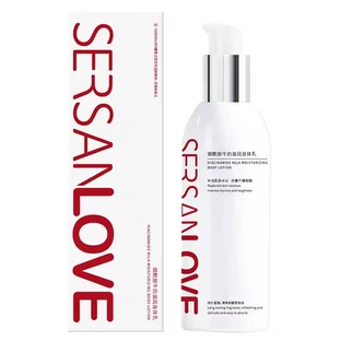SersanLove Loción corporal hidratante con niacinamida, 260 ml