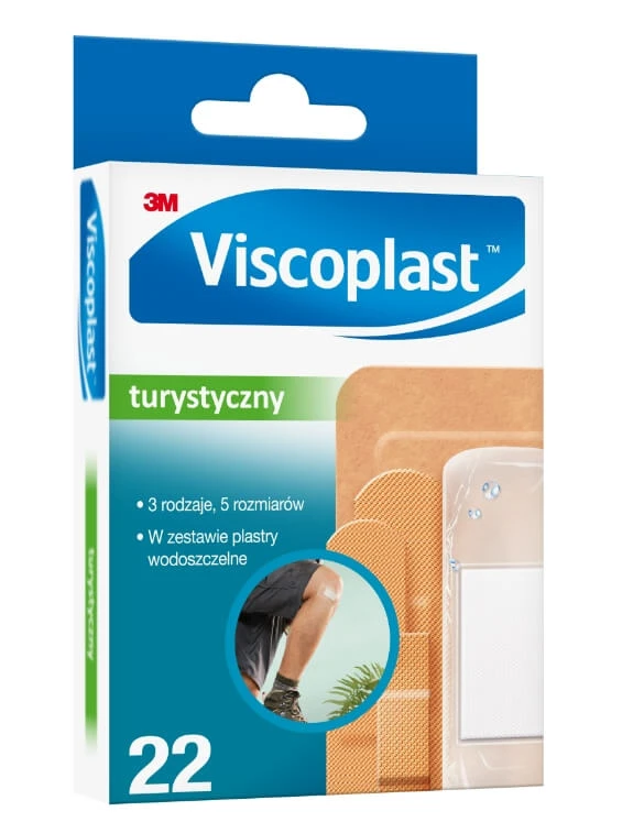 Viscoplast Tourist Pflaster Set, 22-teilig - Langes Haltbarkeitsdatum!