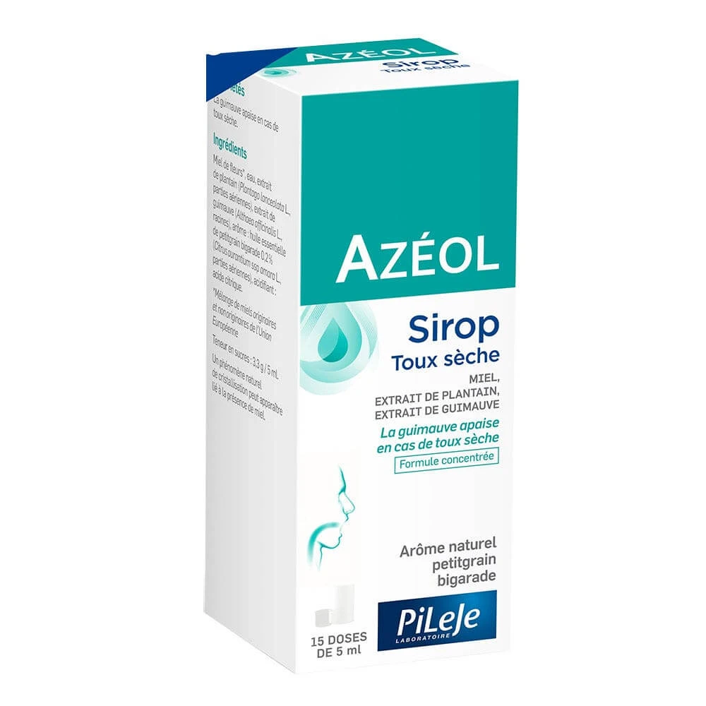 Pileje Azéol Azeol Trockener Hustensirup 75ml