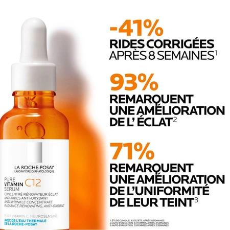 La Roche-Posay Toleriane Anti-Rimpel Gezichtsserum C12 + Anthelios Zonnebrandcrème SPF50+ 45ml Geschenkset