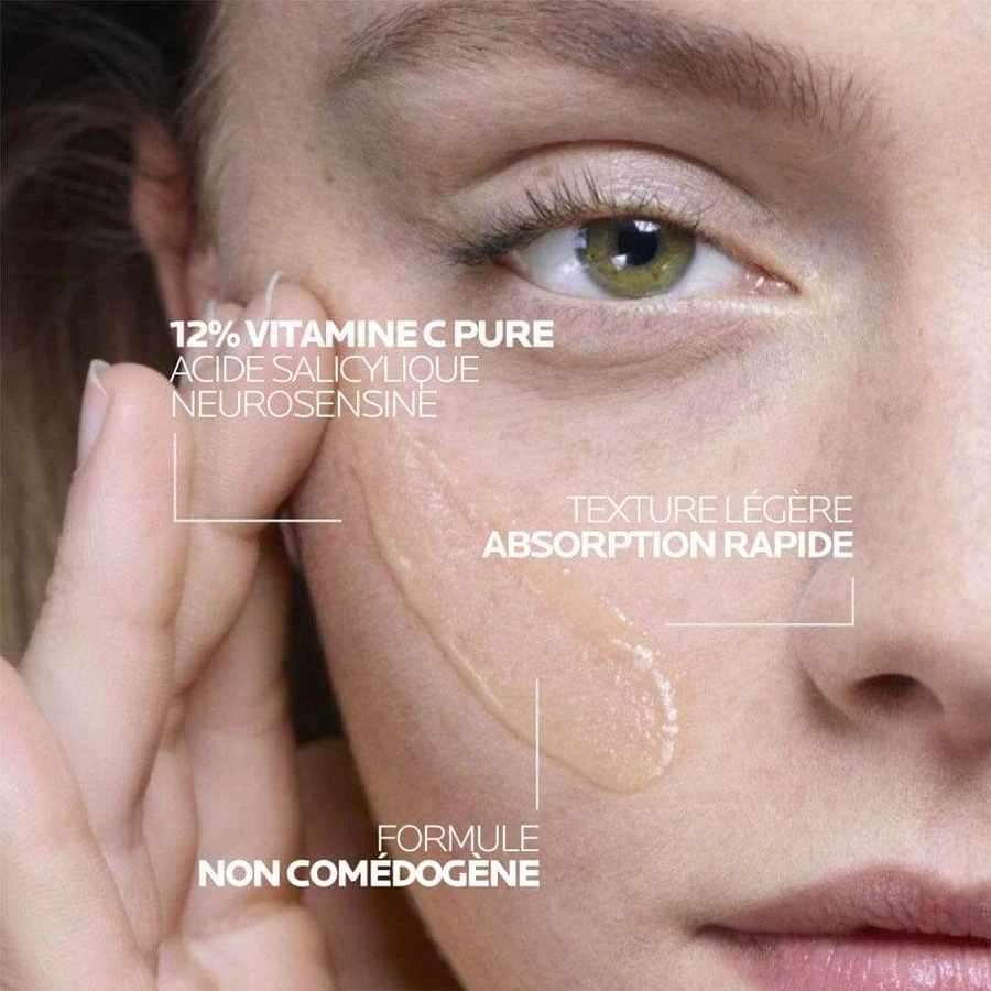 La Roche-Posay Toleriane Anti-Rimpel Gezichtsserum C12 + Anthelios Zonnebrandcrème SPF50+ 45ml Geschenkset