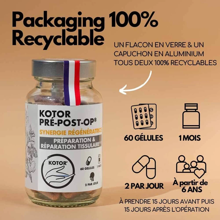 Kotor Pharma Pre Post Operative Regenerierende Synergie 60 Kapseln
