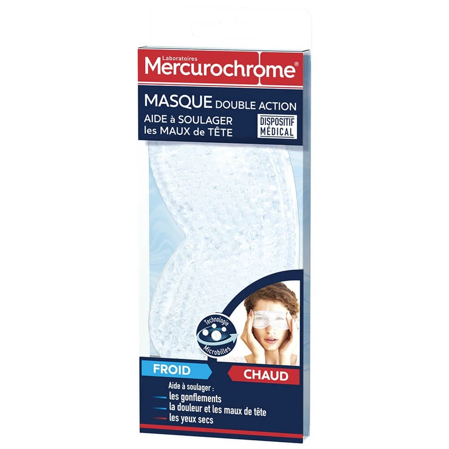 Mască cu acțiune dublă Mercurochrome Cald sau rece