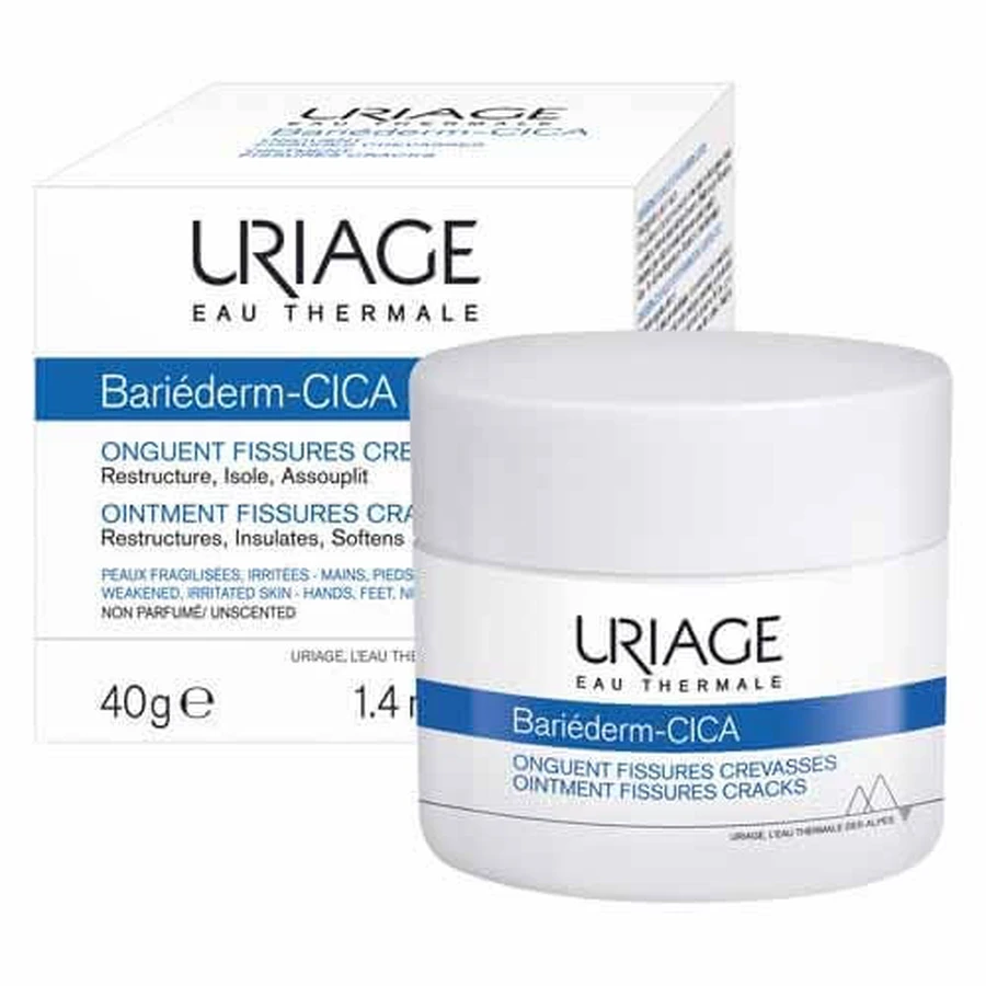 Uriage Bariéderm-Cica Bariederm Onguent Fissures Et Crevasses Peaux Fragilisees 40g