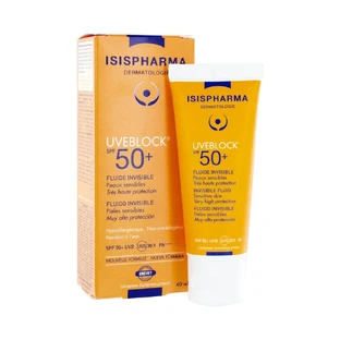Isispharma Uveblock Invisible Fluid Spf50+ Piele sensibilă 40 ml