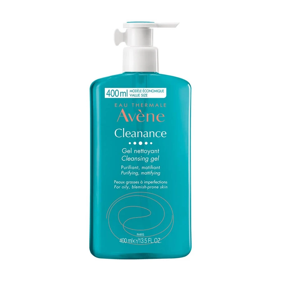 Gel de curățare pentru ten gras cu tendințǎ acneică Avène Cleanance, 400 ml, Pierre Fabre