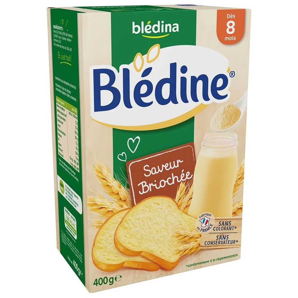 Blédina Bledine Cerealien 8 Monate Brioche-Geschmack 400g