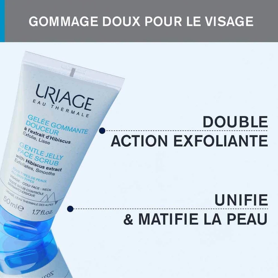 Uriage Thermal Water Gelee Gentle Scrub Piele normală până la uscată 50ml