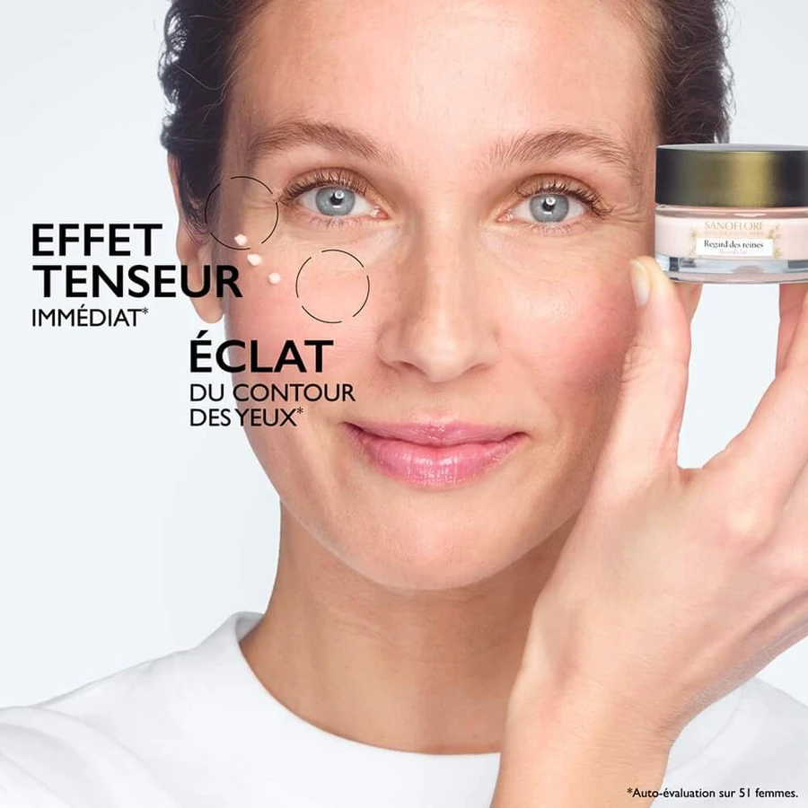 Sanoflore Reines Crema occhi alla rosa biologica Regard Des 15ml