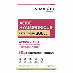 Granions Acide Hyaluronique 600mg 60 comprimés