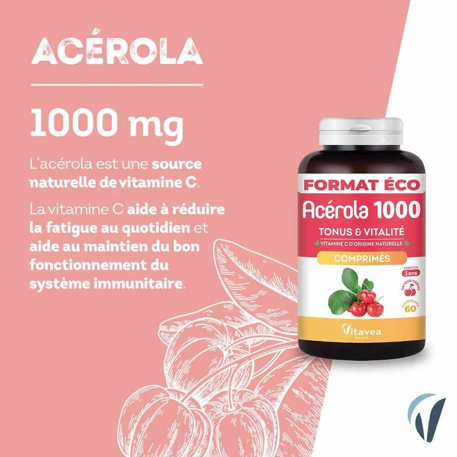 Vitavea Santé Acerola 1000 60 Tabletten