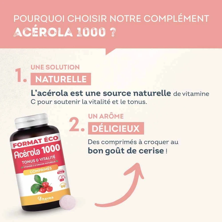 Vitavea Santé Acerola 1000 60 Tabletten