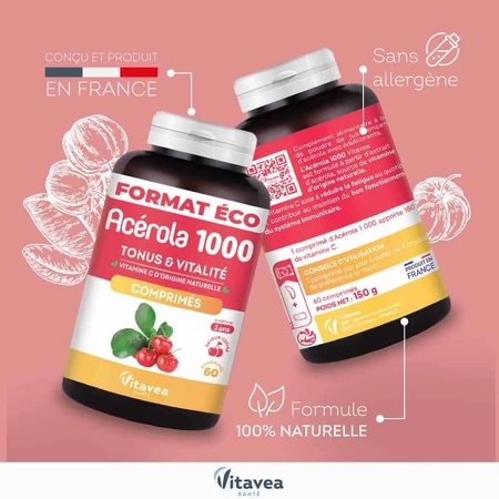 Vitavea Santé Acerola 1000 60 Tabletten