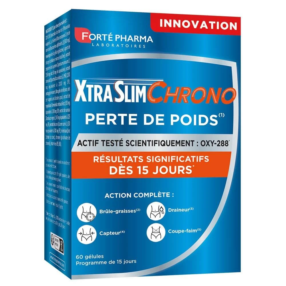 Forté Pharma XtraSlim Chrono Gewichtsverlust 60 Gele