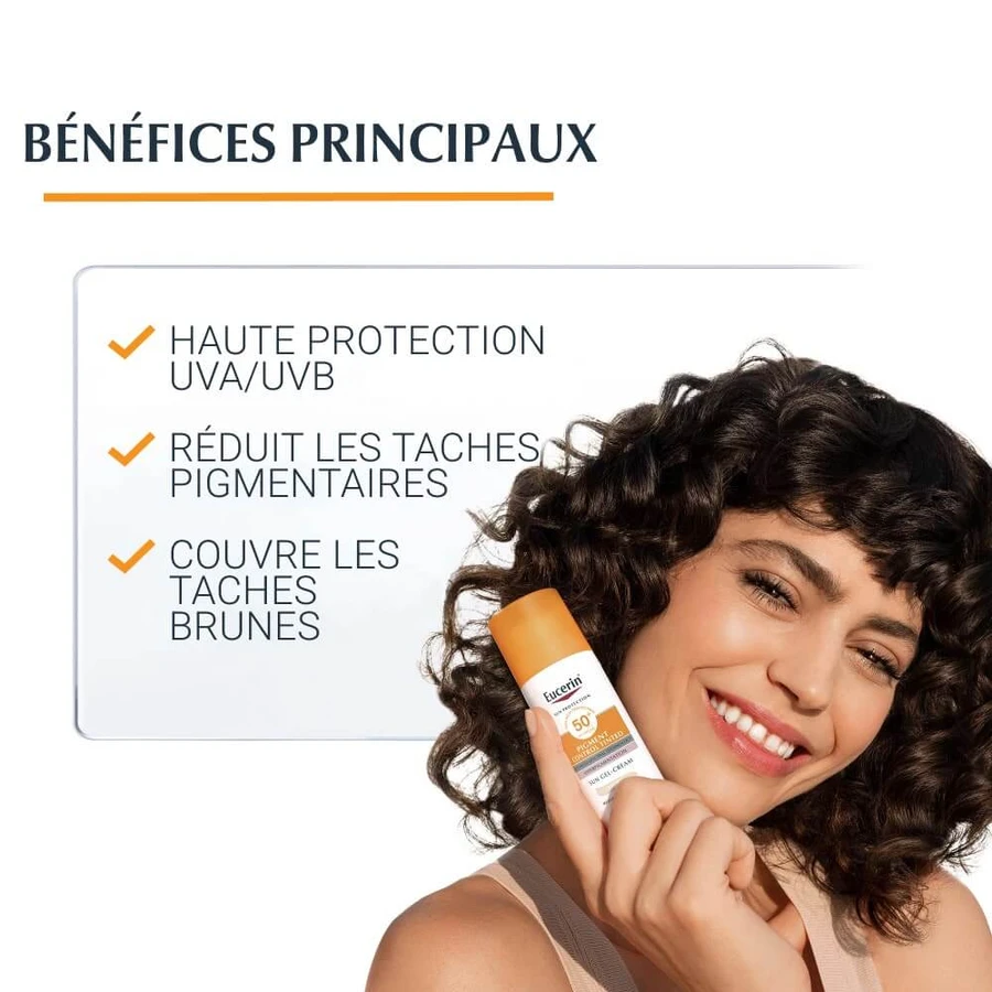 Eucerin Sonnenschutz Pigment Control SPF50+ Getöntes Creme-Gel 50ml