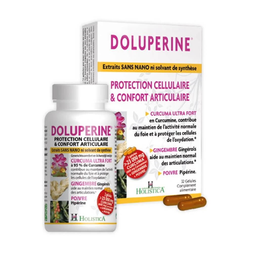 Holistica Doluperine Zellulärer Schutz und Wohlbefinden der Gelenke 32 Kapseln
