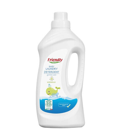 Lessive pour bébés Marsilia, 1000 ml, Friendly Organic