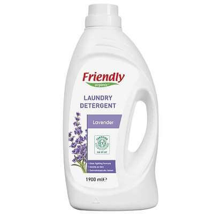 Detergent de rufe cu lavandă, 1900ml, Friendly Organic