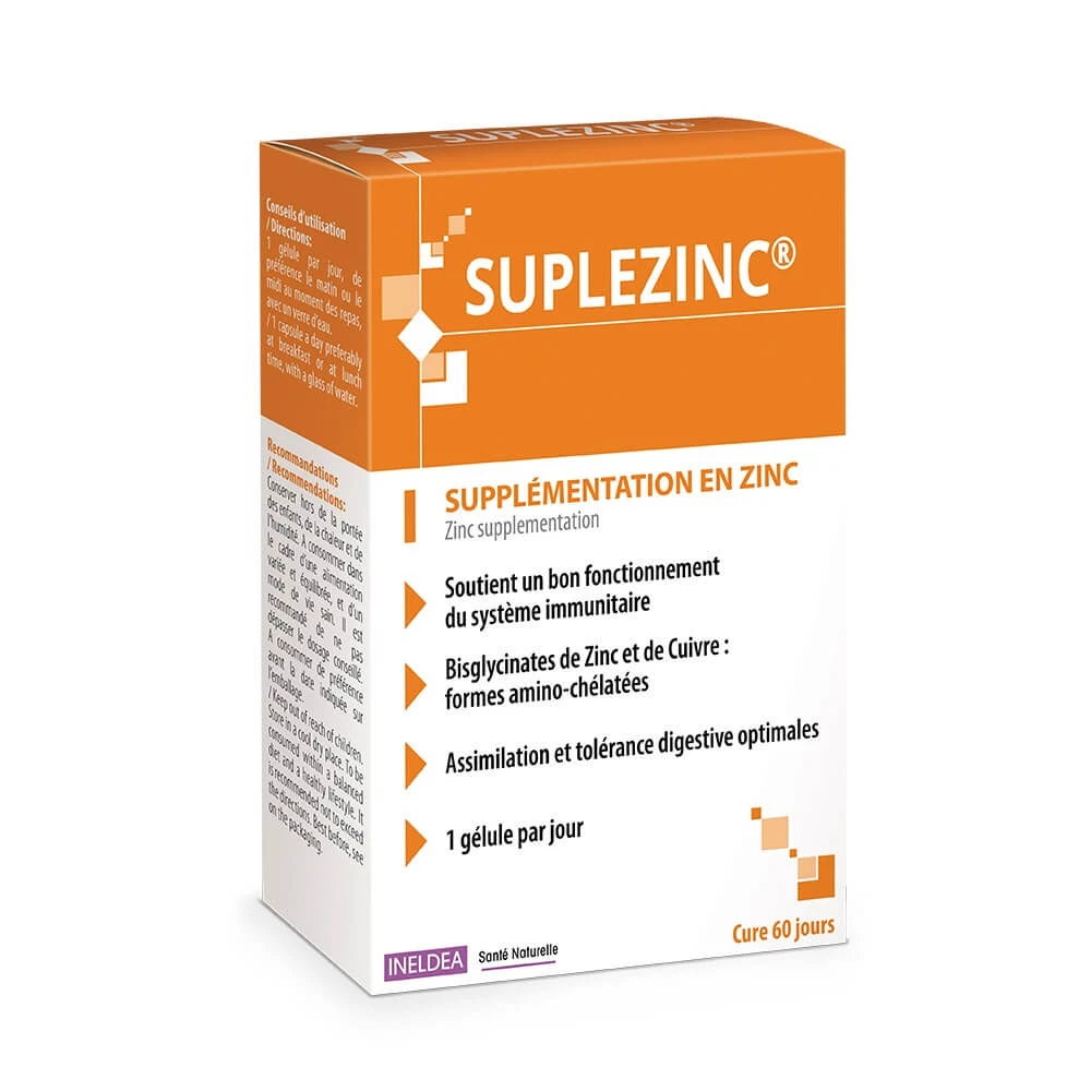 Ineldea Santé Naturelle Suplezinc x60 Kapseln