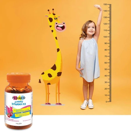 Pediakid Gommes Vitamine D3 60 oursons