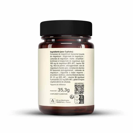 A-LAB Magnesium liposomal 300 mg Stress Müdigkeit Schlafstörungen 63 Kapseln