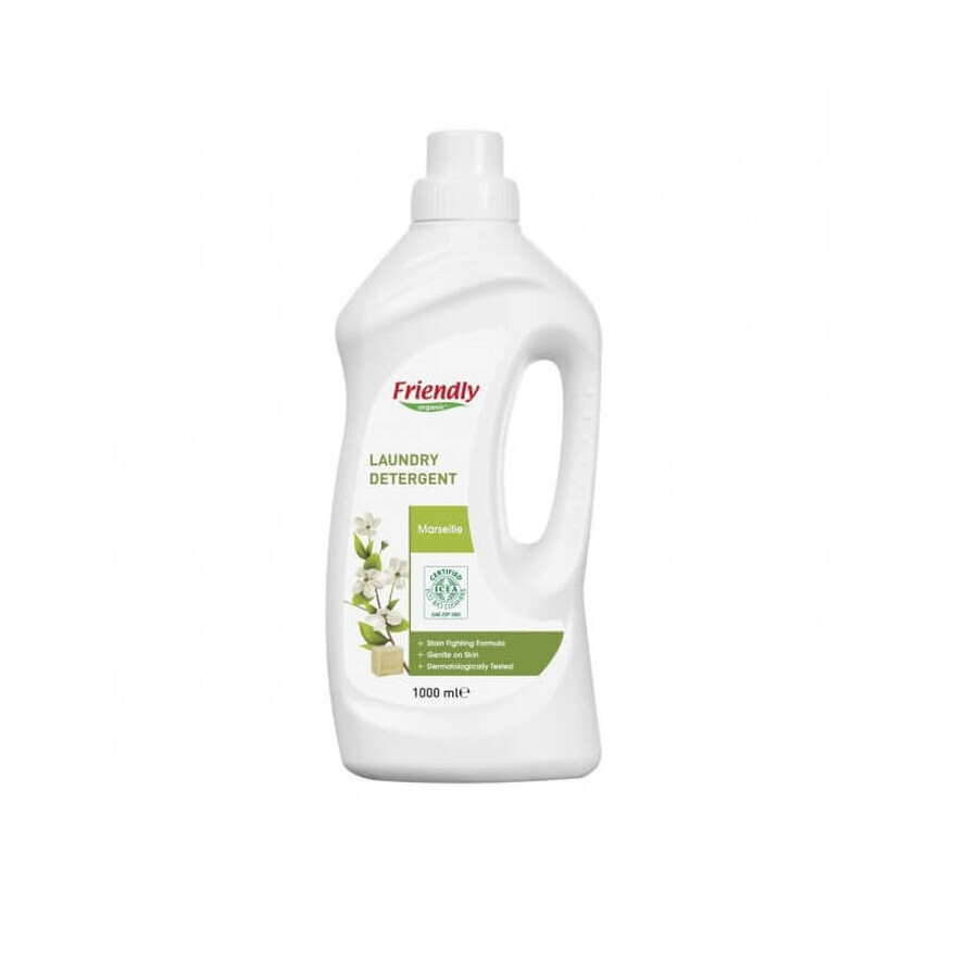 Detergent de rufe, Marsilia, 1000ml, Friendly Organic